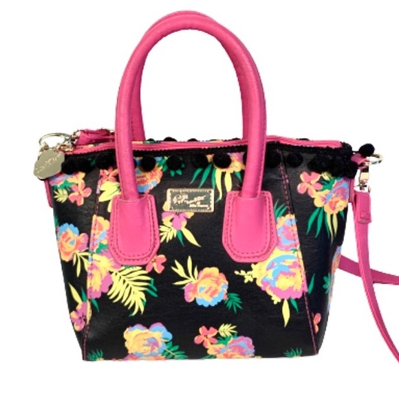 Betsey Johnson Floral Convertible Bag. - Picture 8 of 8